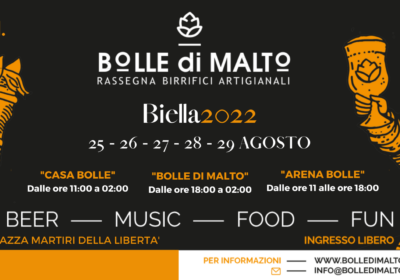 Biella, il grande ritorno di Bolle di Malto:  Rassegna Nazionale dei Birrifici Artigianali