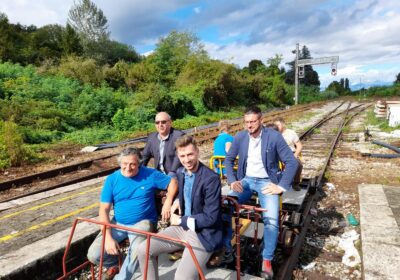 Monteu da Po, con i ferrocicli un altro passo in avanti per il recupero della Chivasso-Asti