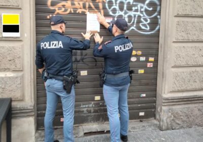 Torino, la polizia chiude due bar per disposizione del Questore