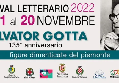 Salvator Gotta, Festival letterario in Piemonte