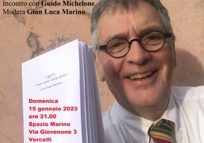 Vercelli, Guido Michelone presenta ‘4 libri e 1000 gatti’ allo Spazio Marino