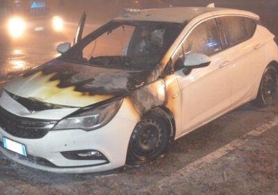 Crescentino, l’incendio dell’auto del maresciallo dei carabinieri era doloso