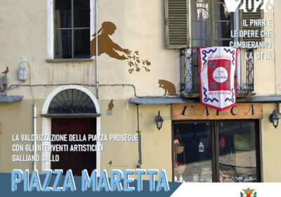Ivrea, un tocco d’arte in piazza Gioberti, anzi in piazza Maretta