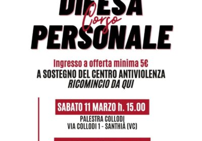 Corso di difesa personale a Santhià e Livorno Ferraris a cura del Rotaract Sant’Andrea