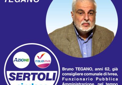 Ivrea. La lista di Azione Italia Viva Sertoli sindaco con il ritorno di due ex consiglieri comunali De Stefano e Tegano