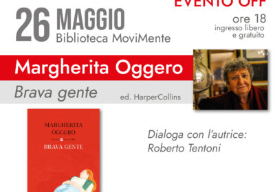 Chivasso, al Festival della Letteratura Roberto Tentoni dialoga con Margherita Oggero