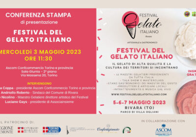 Rivara, dal 5 al 7 maggio c’è il ‘Festival del Gelato Italiano