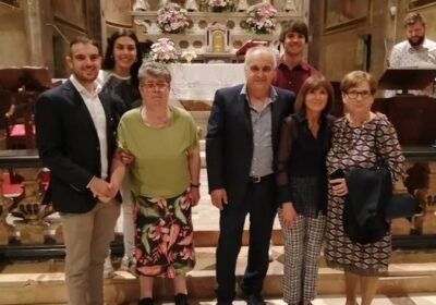 Valcerrina, i 30 anni di matrimonio di Ivana e Rinaldo festeggiati a Gabiano