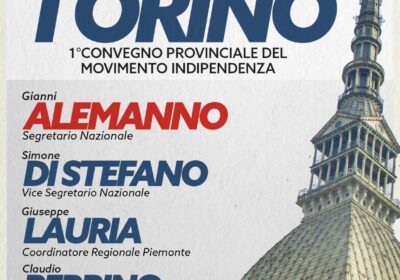 Piemonte, il Movimento Indipendenza si presenta