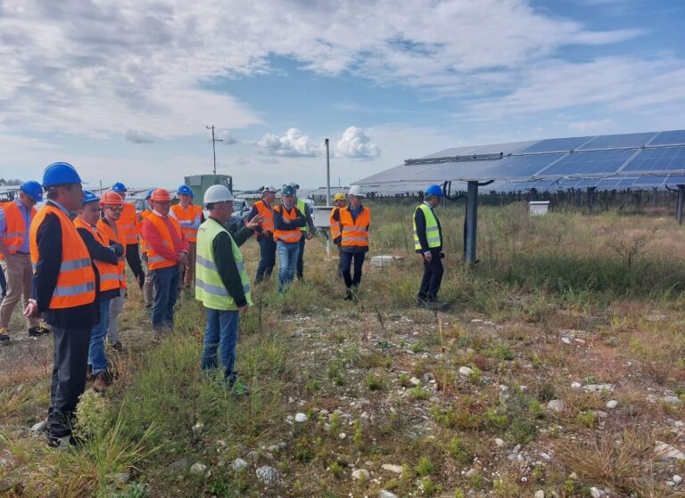 Trino, Confindustria in visita al Parco solare Enel Green Power