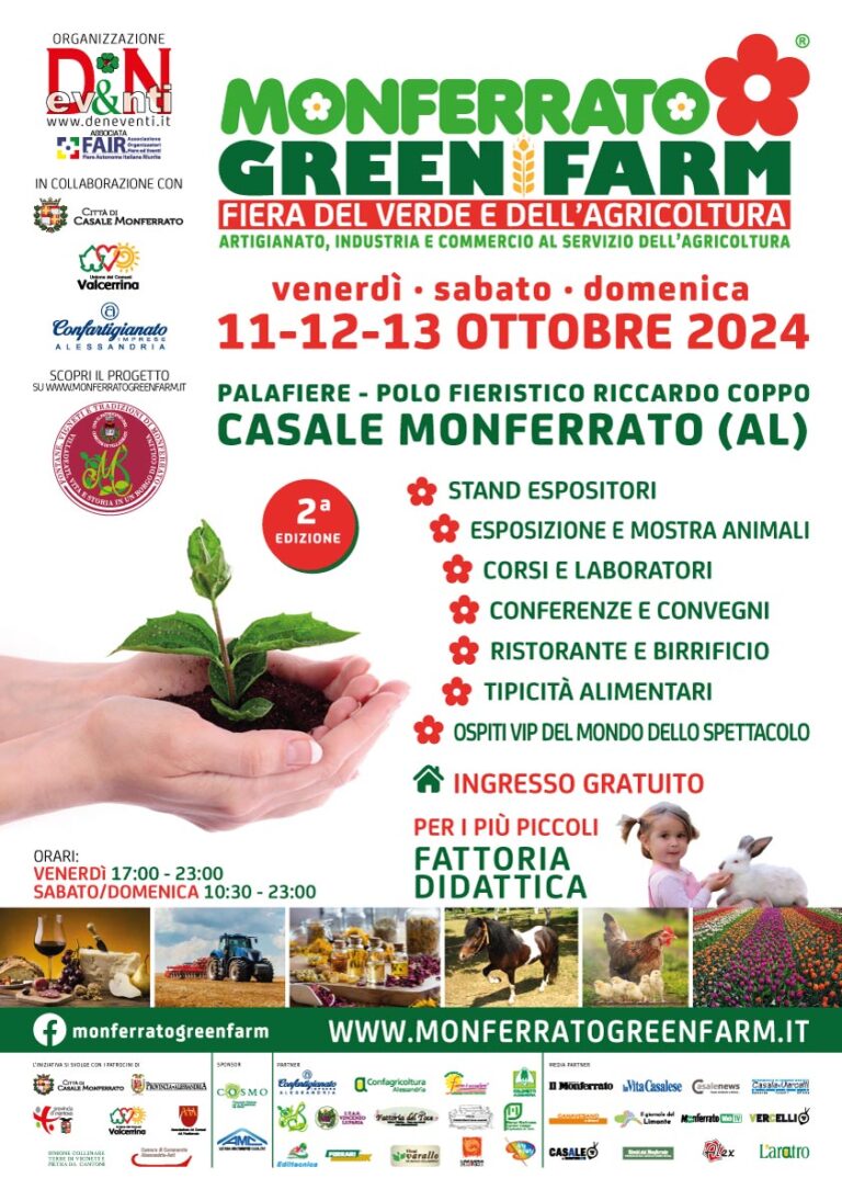 Monferrato Green Farm: food e agricoltura con tante novità