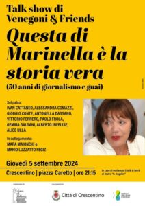 Crescentino, le nozze d’oro con il giornalismo di Marinella Venegoni