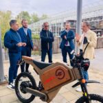 Lignea, la moto Made in Canavese tutta in legno presentata a Environment Park