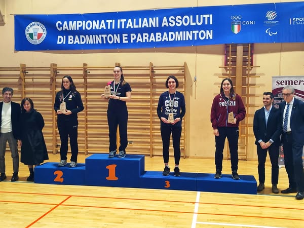 Badminton, storico doppio bronzo per Lidia Rainero agli assoluti