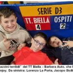 Tennistavolo Biella alla grande: 9 vittorie su 10 incontri