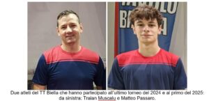 Tennistavolo Biella, tornei e attività a cavallo tra anno vecchio e anno nuovo