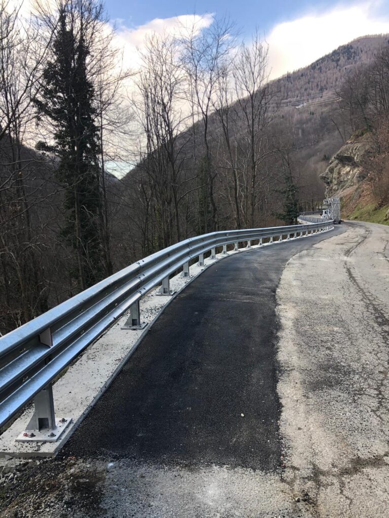 Val Soana, manutenzione e nuove barriere su Strada Provinciale 47