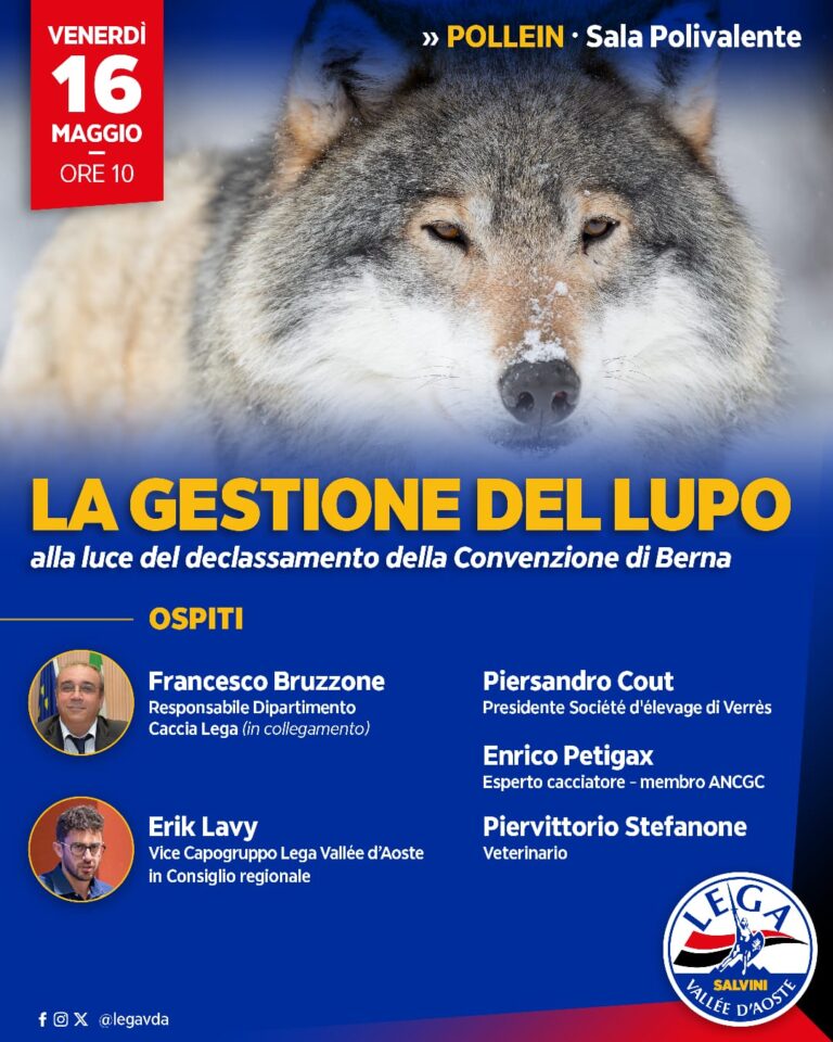 Pollein, incontro della Lega sulla gestione del lupo