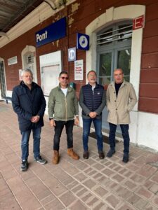 Vignale e Bartoli, sopralluogo alle stazioni della Canavesana