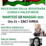 Ivrea, riflessioni sulla resistenza curda e palestinese all’area Zac