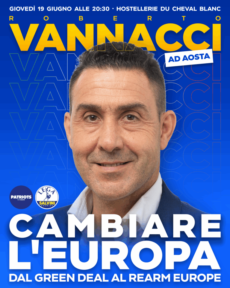 Aosta, il 19 arriva  Vannacci europarlamentare e generale