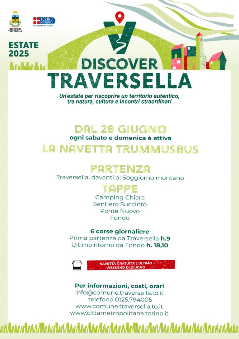 Traversella, estate con navetta