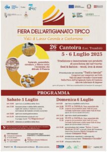 Cantoira si prepara alla Fiera dell’Artigianato tipico