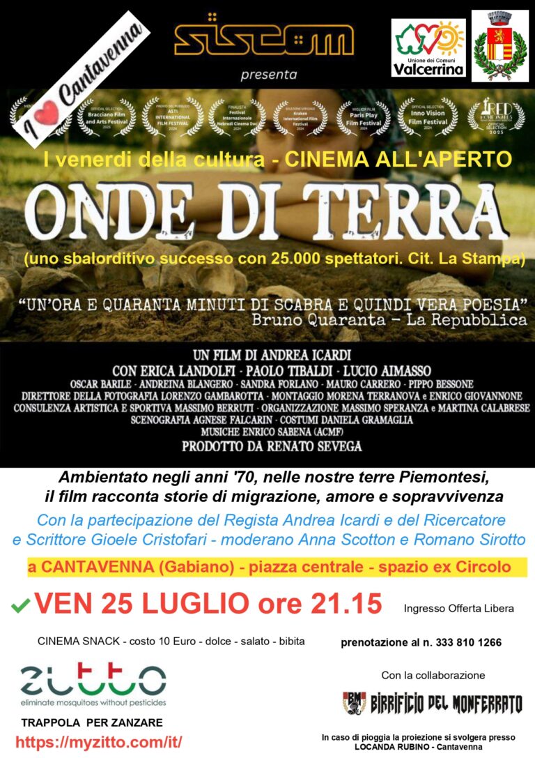 Cantavenna, le ‘Onde di terra’ di Andrea Icardi