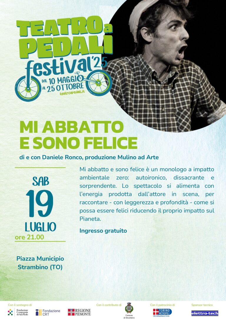 Strambino, ‘Mi abbatto e sono felice’