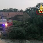 Moncrivello: Maltempo causa problemi nel comune. Intervengono i Vigili del Fuoco