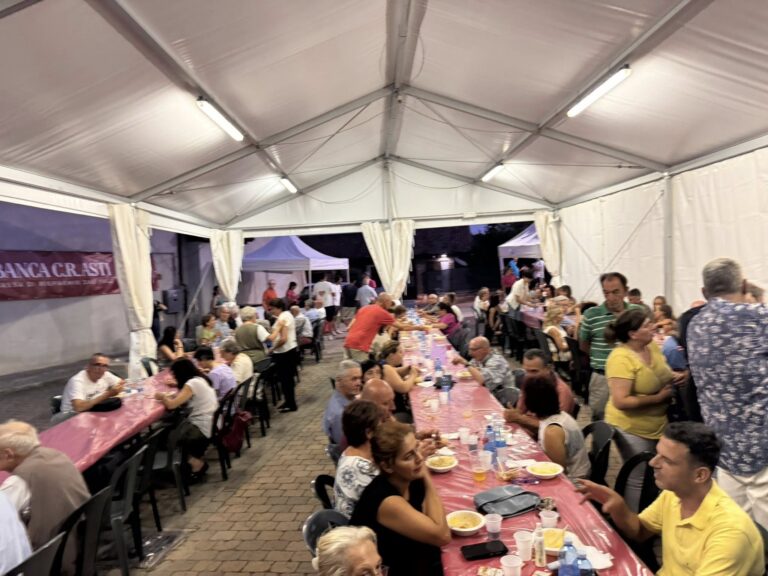 Moransengo ‘battezza’ il ferragosto con una grande spaghettata