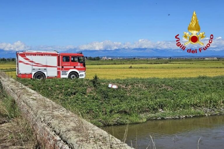 Livorno Ferraris, dramma dell’aria: cade un ultraleggero