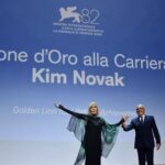 CINEMA.VENEZIA82 –  OVAZIONI ALLA MOSTRA PER KIM NOVAK E DWAYNE JOHNSON 
