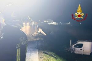 Cavagnolo, frontale tra 2 furgoni nel tardo pomeriggio