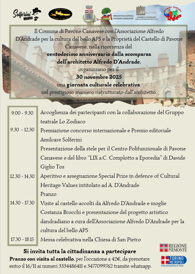 Pavone, doppio appuntamento con la cultura domenica