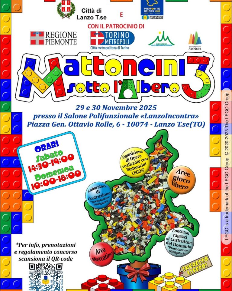 Lanzo, ‘Mattoncini sotto l’albero’