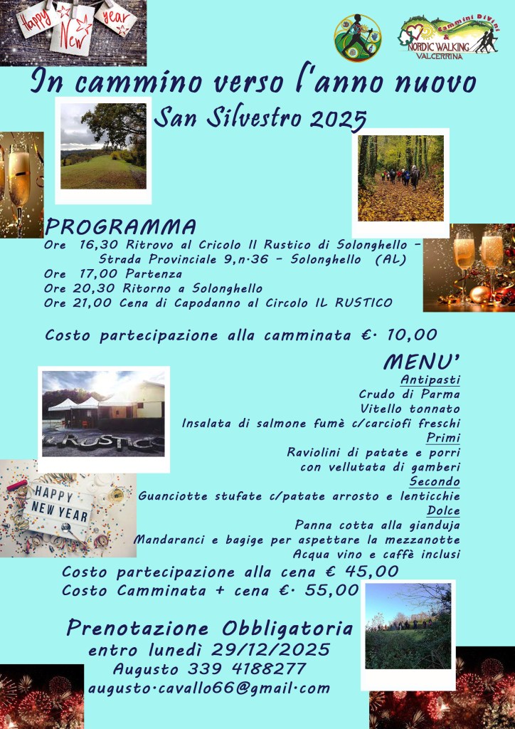 Solonghello, in cammino verso l’anno nuovo