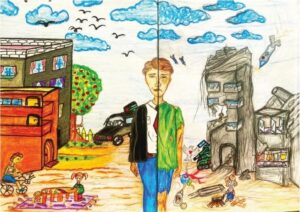 Ivrea, i disegni dei bambini di Gaza al Cinema Politeama