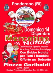 Ponderano, tutto pronto per il Mercato di Natale