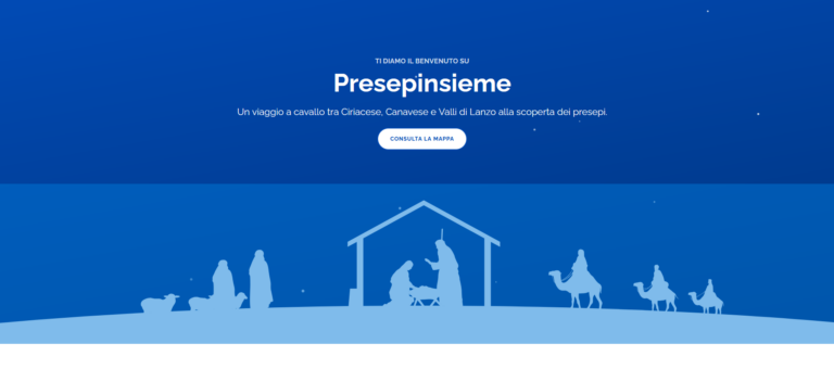 Ciriè, il presepe sotto la neve