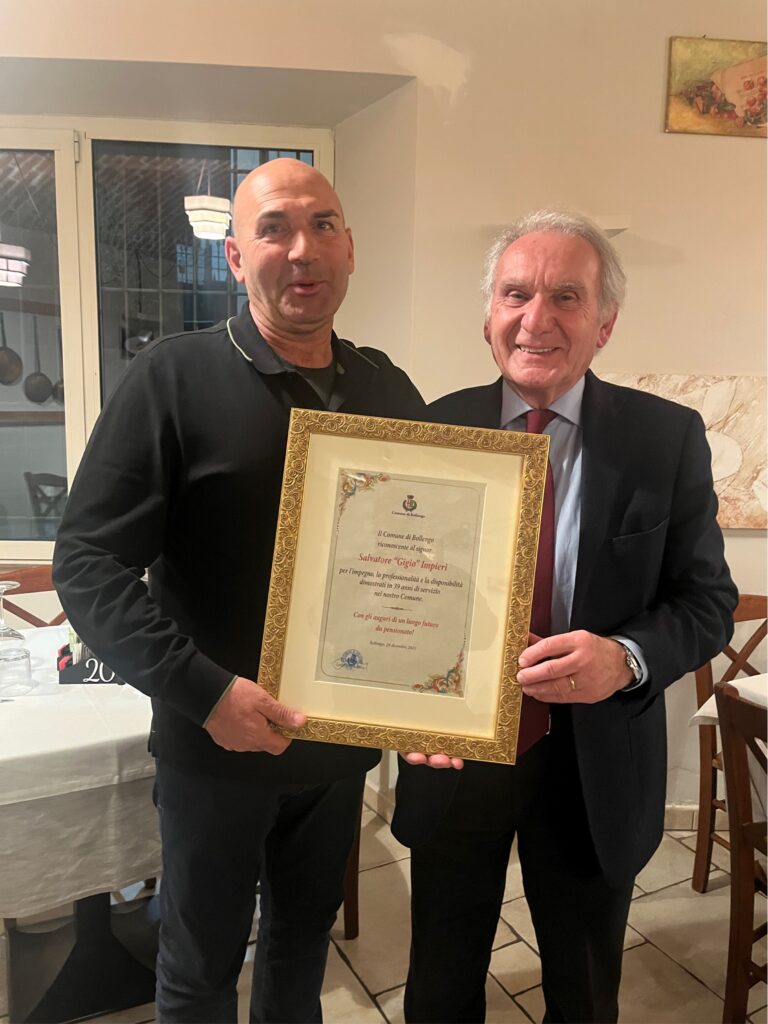 Bollengo, ‘Gigio’ Impieri in pensione