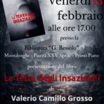 Montalenghe, il debutto letterario di Valerio Grosso con ‘La terra degli insaziabili’