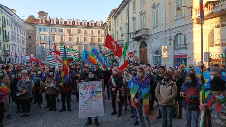 Ivrea, presidio per Pace a 4 anni dall’inizio della guerra in Ucraina