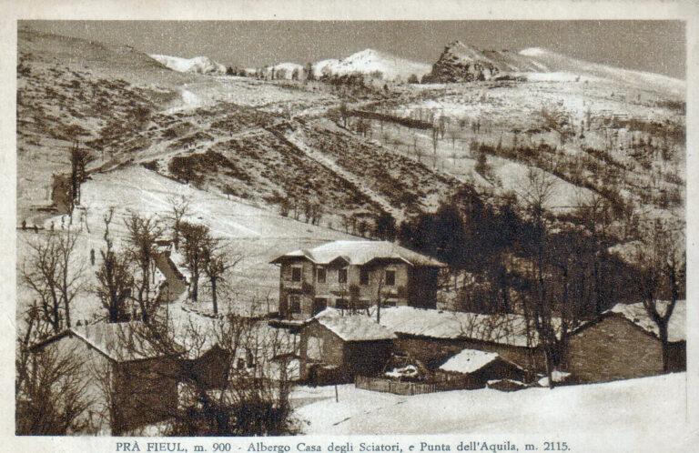 Valsangone, dove l’8 gennaio 1896 è nato lo sci italiano