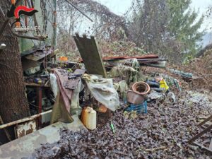 Gassino Torinese, sequestrata un’area di 2000 metri quadrati dai carabinieri forestali