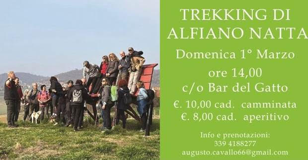 Alfiano Natta, un trekking tra cave chiese e panchine