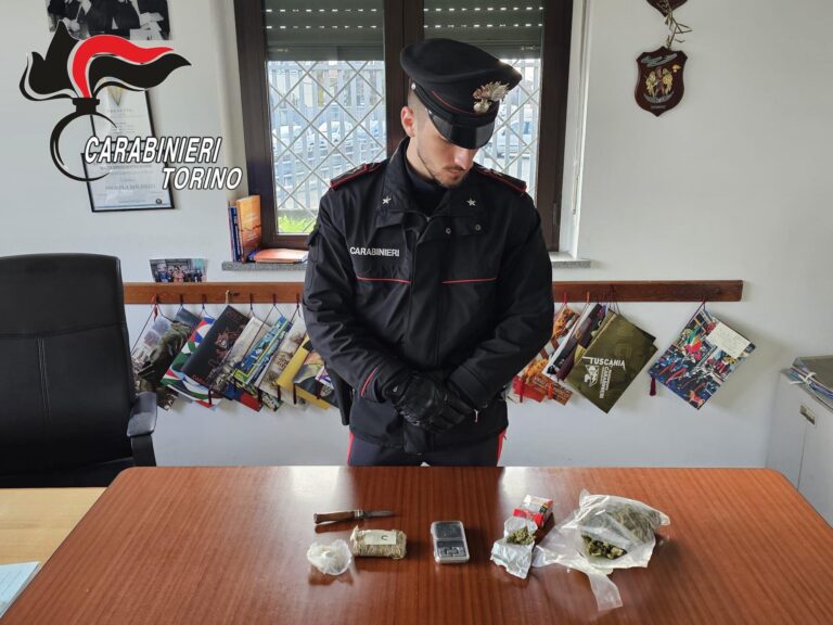 Castellamonte, spacciava ai domiciliari: finisce in gattabuia
